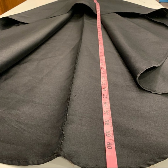 Crystal Doll Black /Beige Sequined High Low Formal Dress Size 0 - Picture 3 of 14